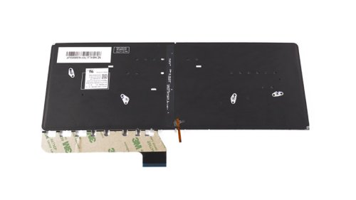 Клавіатура для ноутбука ASUS UX305UAB — чорна, розкладка RUS, без рамки, з підсвіткою клавіш