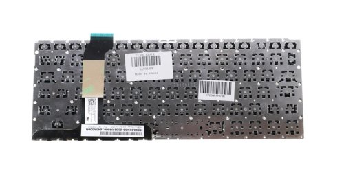 Клавіатура для ноутбука ASUS UX360CA, UX360CAK — чорна, розкладка RU, без рамки