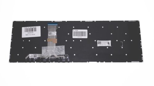 Клавіатура для ноутбука Lenovo Legion Y520-15 — чорна, RU-розкладка, без рамки, червоне підсвічування (RED) Original