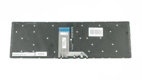 Клавіатура для ноутбука Lenovo IdeaPad 700-15ISK / 700-17ISK — чорна, RU-розкладка, без рамки, з підсвіткою клавіш