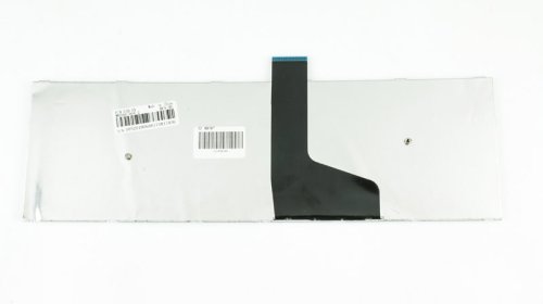 Клавіатура для ноутбука Toshiba Satellite C50, C50D, C55, C55D — біла chiclet, RU-розкладка