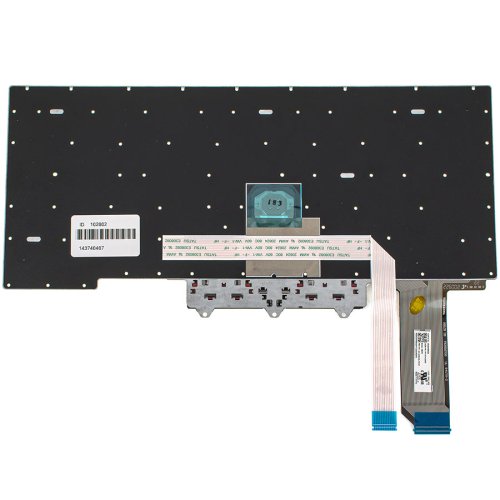 Клавіатура для ноутбука Lenovo ThinkPad E14 2Gen (2020), RU-розкладка, чорна, без фрейма