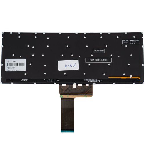 Клавіатура для ноутбуків ASUS X409 Series, RU-розкладка, сіра, без рамки, з підсвіткою клавіш