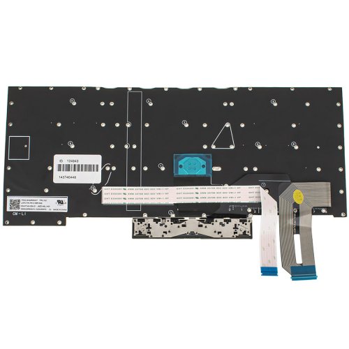 Клавіатура для ноутбука Lenovo ThinkPad P1 — RU розкладка, чорна, без рамки