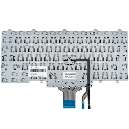 Клавіатура для ноутбука Dell Latitude E5450, E7450 — RU-розкладка, чорна, без рамки, з джойстиком