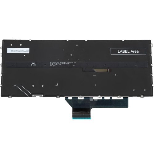 Клавіатура для ноутбука HP 14‑EF, RU-розкладка, срібляста, без рамки, з підсвіткою клавіш