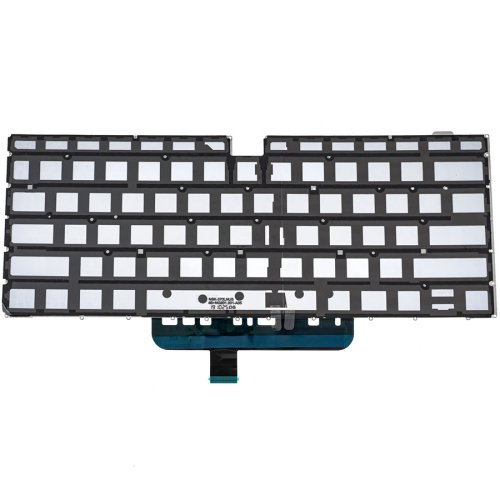 Клавіатура для ноутбука Huawei W19R/W29 — чорна, без рамки, з підсвіткою клавіш, RU-розкладка