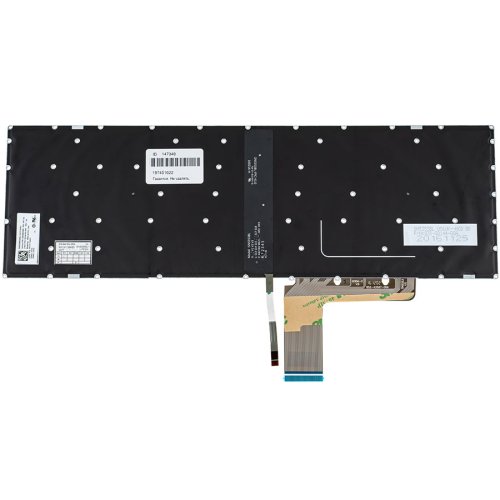 Клавіатура для ноутбука Lenovo IdeaPad 310-15 — українська розкладка, чорна, без рамки, з підсвічуванням клавіш, Original