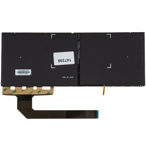 Клавіатура для ноутбука ASUS UX370 series — українська розкладка, сіра, без рамки, з підсвіткою клавіш, Original