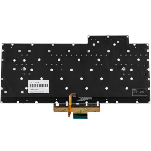 Клавіатура для ноутбука ASUS GA401 series — українська розкладка, чорна, без рамки, з підсвічуванням клавіш