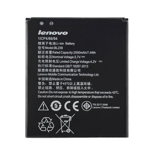 Акумулятор Lenovo BL239 для смартфона (телефона) A399, A3500 — 3.7V, 2000mAh, 7.4Wh