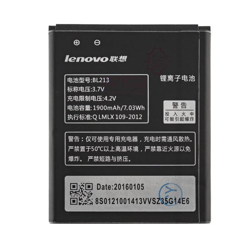 Акумулятор для смартфона Lenovo BL213 (MA388) — 3.7V, 1900mAh, 7.03Wh