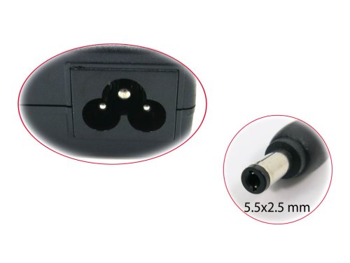 Адаптер живлення для ноутбуків Toshiba 19V 3.42A 65W, штекер 5.5×2.5, без кабелю