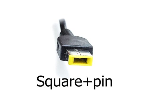 Адаптер живлення для ноутбуків Lenovo 20V 4.5A (90W), роз’єм Square + pin, без мережевого кабелю