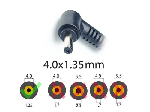 Адаптер живлення для ноутбуків ASUS — 19V 4.74A 90W, штекер 4.0×1.35 мм (Square)