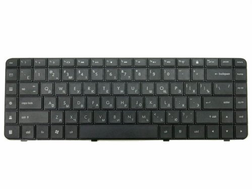 Клавіатура для ноутбуків HP Compaq CQ62, G62, CQ56, G56 — чорна, розкладка RU