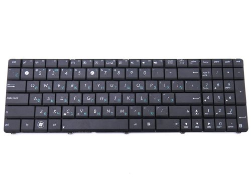 Клавіатура для ноутбуків ASUS N53/X53/X53S/X53SV/K53E/K53S/K53SD/K53SV/K54H/X54H/X55/F50/X61/A50/G51/G51Jx/G51V/A72/G72/G73/X75 — чорна, розкладка RU