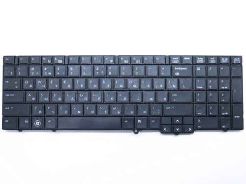 Клавіатура для ноутбука HP ProBook 6540B / 6545B / 6550B — RU розкладка, чорна, без поінтстика