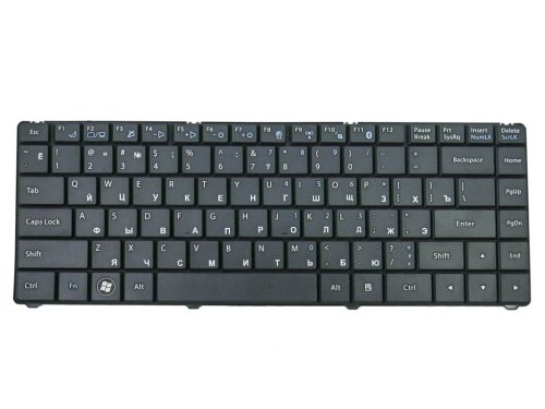 Клавіатура для ноутбука ASUS N20, чорна, розкладка RU (Black) Original