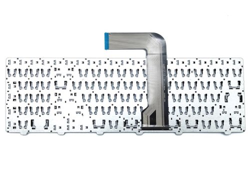 Клавіатура для ноутбука DELL Inspiron 15R N5110, M5110 — чорна (RU), з рамкою