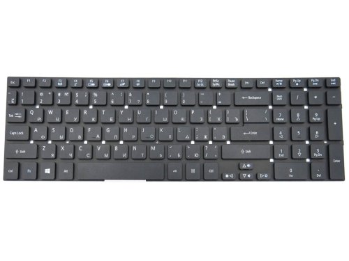 Клавіатура для ноутбуків ACER Aspire 5830/5830G/5830T/5755/5755G, E1-522/E1-530G/E1-532/E1-731/E1-570, V3-531/V3-551G/V3-571/V3-731/V3-771 — чорна, RU (Black)