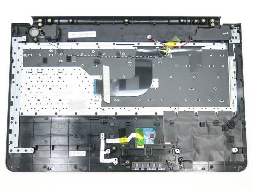 Клавіатура для Samsung RC510, RC520 (BA75-03029C), чорна RU — комплект з верхньою кришкою, динаміками та тачпадом Original