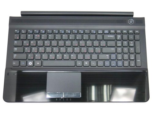 Клавіатура для Samsung RC510, RC520 (BA75-03029C), чорна RU — комплект з верхньою кришкою, динаміками та тачпадом Original