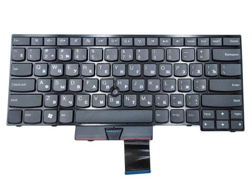 Клавіатура для ноутбуків Lenovo ThinkPad E430 / E330 / E335 / E430C / E435, чорна, розкладка RU