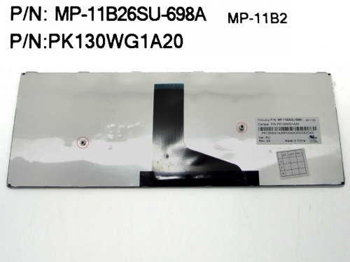 Клавіатура для ноутбука Toshiba Satellite L40-A501 / L40-A500D / L40-A510, RU розкладка, чорна (Black) Original