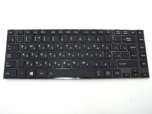 Клавіатура для ноутбука Toshiba Satellite L40-A501 / L40-A500D / L40-A510, RU розкладка, чорна (Black) Original