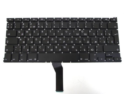 Клавіатура для Apple MacBook Air 13.3" (2011–2017) — A1369, A1466, MC503, MC504 (RU, Big Enter)