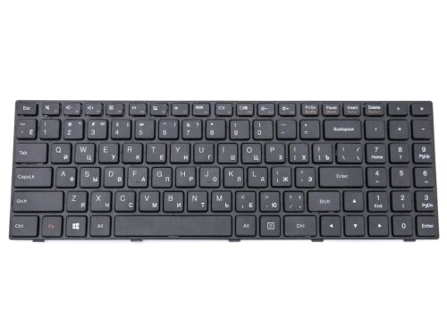 Клавіатура для ноутбука Lenovo IdeaPad 100-15IBY / 100-15IB / B50-10 — чорна, RU-розкладка