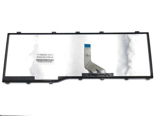 Клавіатура чорна з рамкою для Fujitsu Lifebook AH532, A532, N532, NH532 (RU)