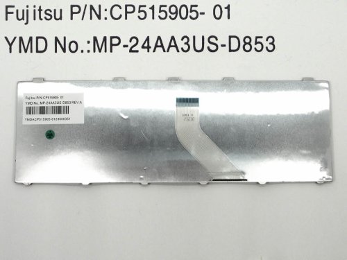 Клавіатура для ноутбука Fujitsu Lifebook A530 / A531 / AH512 / AH530 / AH531 / NH751, розкладка RU, чорна