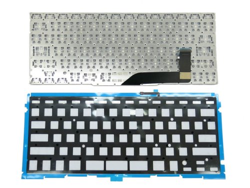 Клавіатура з підсвіткою для Apple MacBook Pro A1398 (MC975, MC976, 2012), RU-розкладка, малий Enter