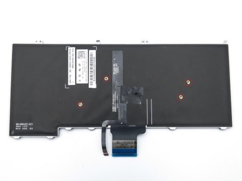 Клавіатура з підсвіткою для ноутбуків DELL Latitude E7240, E7440, E7420 — RU, чорна