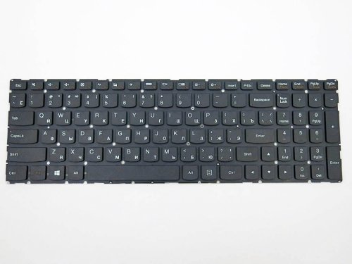 Клавіатура для ноутбука LENOVO IdeaPad 700-15ISK та 700-17ISK — RU розкладка, чорна, без рамки