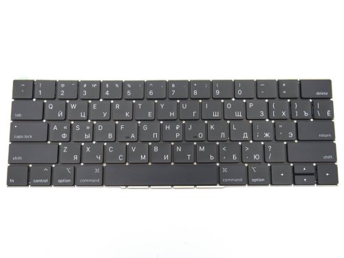 Клавіатура для Apple MacBook Pro A1706 та A1707 (2016–2017), розкладка RU, малий Enter