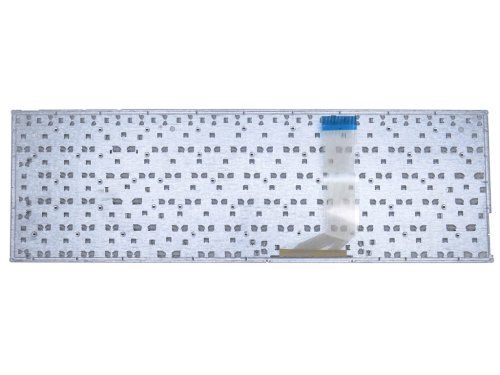 Клавіатура для ноутбуків ASUS X556, X556U, X556UA, X556UB, X556UF, X556UJ, X556UR, X556UV, A556, A556UA, A556UV, K556UV, FL5900U, X756U — біла, RU-розкладка, без рамки