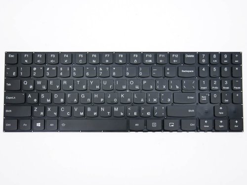 Клавіатура з підсвічуванням для LENOVO Legion Y520 / Y520-15IKB / Y520-15IKBA / Y520-15IKBN / Y720 / Y720-15IKB / Y530-15ICH / Y730 / Y540-15IRH / Y540-17IRH / Y545-PG0 — чорна (RU), без рамки, Original