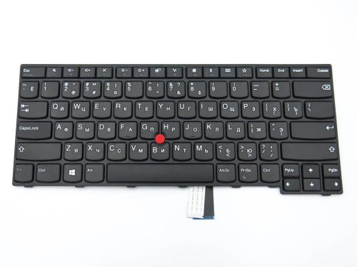 Клавіатура для Lenovo ThinkPad E470 / E470C / E475 — чорна, розкладка RU, PN 01AX094 (SN20K93258)