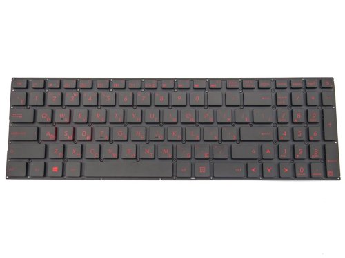 Клавіатура з підсвіткою для ASUS GL502VM / GL502VS / GL502VT / GL502VY / GL702VS / GL702V / FX502VD / FX502VM / GL702VM — RU, чорна (Black) Original