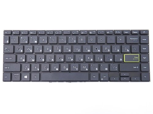 Клавіатура для ноутбука Asus VivoBook S14 S433 / S433EA / S433EQ / S433FA / S433FL / S433JQ та X421, чорна (RU), Original