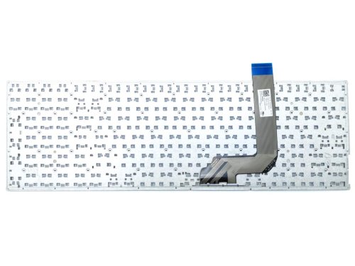 Клавіатура для ноутбука ASUS X542, X542BA, X542B, X542U, X542UR, X542UQR, X542UN, X542UF, X542UA, K542, K542B — RU розкладка, біла, без рамки