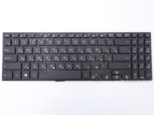Клавіатура для ноутбука ASUS X560 / X560UD / YX560 / YX560U / YX560UD — чорна, RU-розкладка