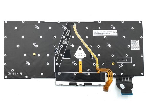 Клавіатура з підсвіткою для Lenovo ThinkPad X1 Carbon 8th Gen, RU Black, Original