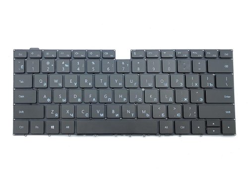 Клавіатура для ноутбука Huawei MateBook D14, D15 (RU, чорна) Original