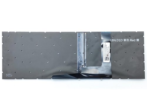 Клавіатура для ноутбуків MSI GF66 / GF76 / GP76 / GE76 / GL76 / GL66 / MS-1582 / MS-17L1 / MS-17H3, RU розкладка, чорна, з червоною підсвіткою, Original