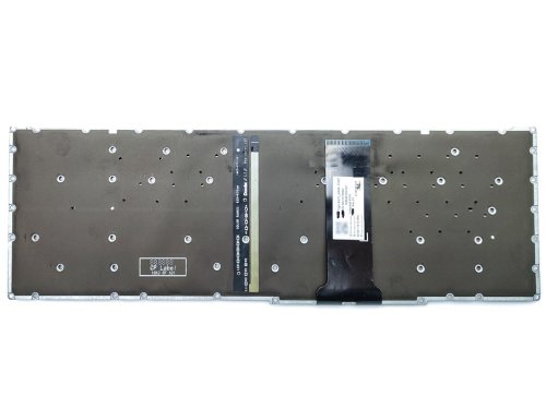 Клавіатура для ноутбуків ACER Nitro 5 AN515-54 / AN515-55 / AN515-43 / AN515-45 / AN517-51 / AN715-51 / AN517-52, N18C3 / N18C4 — чорна (RU), без рамки, з червоною підсвіткою, Original