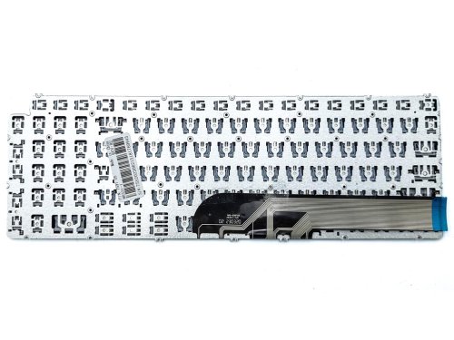 Клавіатура для ноутбука DELL Inspiron 7591/5590/5591/5594/5598/7590/5593/5584/7790, P90F, P83F, 7500/7501/5501/5502 — сіра, RU-розкладка